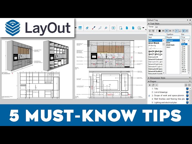 Top 5 Tips for Better Documentation in SketchUp Layout | SketchUp Layout Tutorial