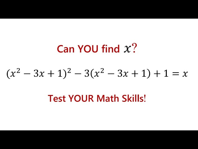 This High School Math Challenge Stumped Most Students. Can YOU Solve it?