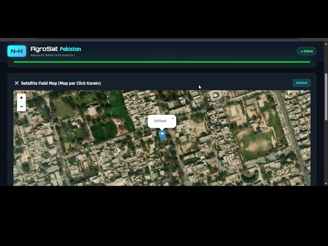 AgroSat Pakistan: AI Plant Disease Scanner & Satellite Field Analytics Demo
