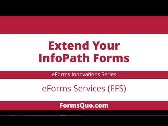 eForms Innovations: Extend