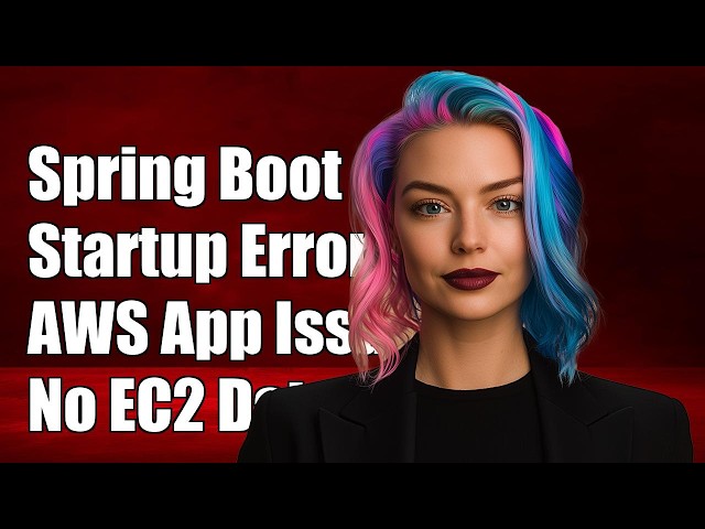 Spring boot startup error for AWS application : There is not EC2 meta data available
