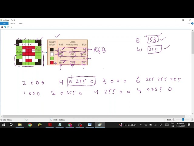Chapter 1 - Run Length Encoding  PPQ  + Calculating % compression