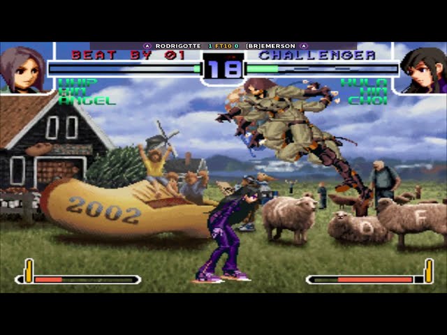 KOF' 2002 || RODRIGOTTE (BR) Vs [BR]EMERSON (BR) || Date 26 Aug 26