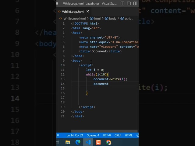 how to create while loop in javascript | Javascript while loop
