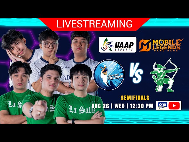 LIVE: AdU vs DLSU | 2026 UAAP ESPORTS | MOBILE LEGENDS | SEMIFINALS | AUGUST 26