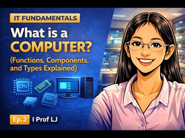 What is a Computer? (Functions, Components, and Types Explained) | IT Fundamentals Ep. 2