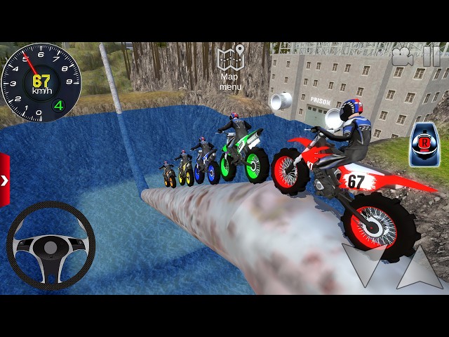 Impossible Motocross Stunts Driving - Dirt Bikes Racing Video Games #1 - Android / IOS gameplay