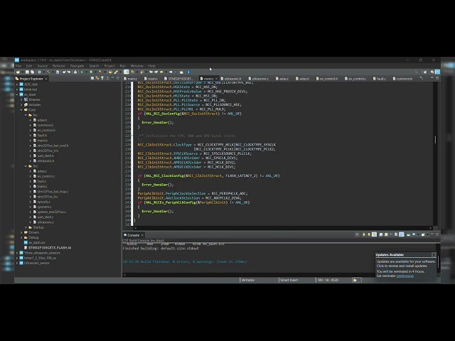 Real -Time EV Dashboard &ADAS WARNING SYSTEM | STM32 Embedded project | Python Dashboard 