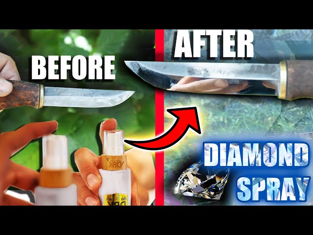 DIAMOND SPRAY: World's NEW BEST knife sharpening product!?