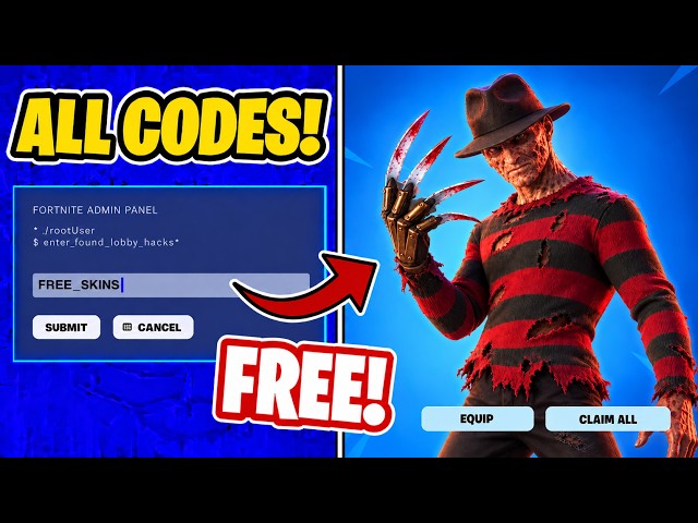 FORTNITEMARES ADMIN PANEL FORTNITE CODES! (ALL LOBBY HACK CODES)