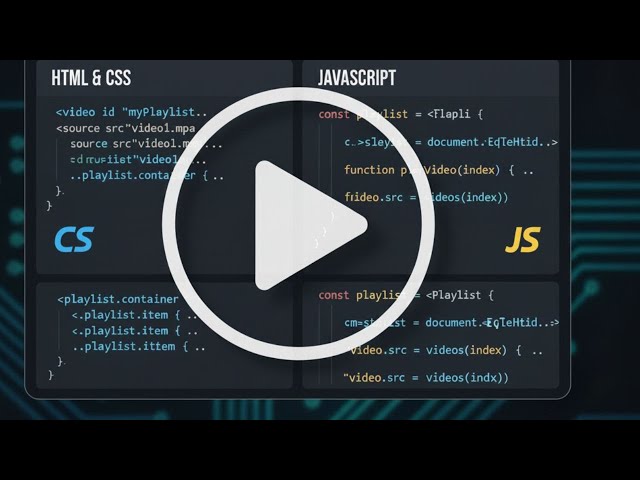 How to Create a YouTube Playlist Using HTML  Replit Tutorial