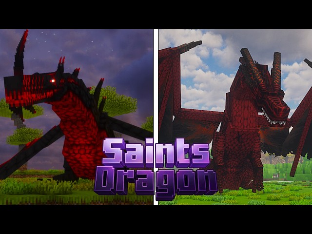 Saint's Dragons (Minecraft Mod Showcase | 1.20.1)