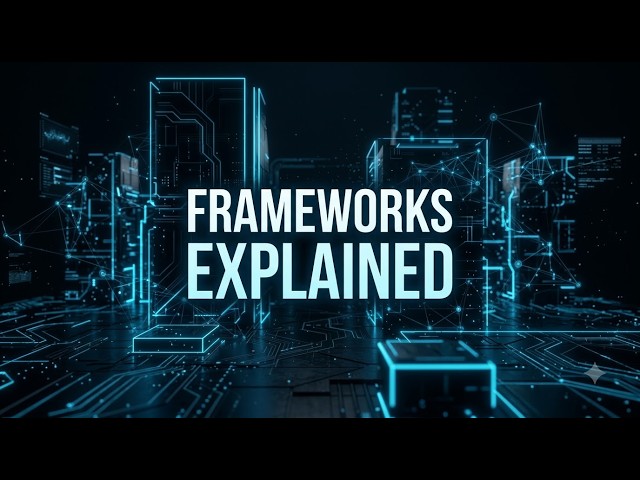What Is a Framework? 🤔 CSS & JavaScript Frameworks Explained in 60 Seconds 🚀