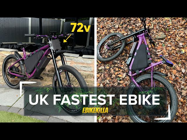 72V 12KW (UK'S FASTEST EBIKE)