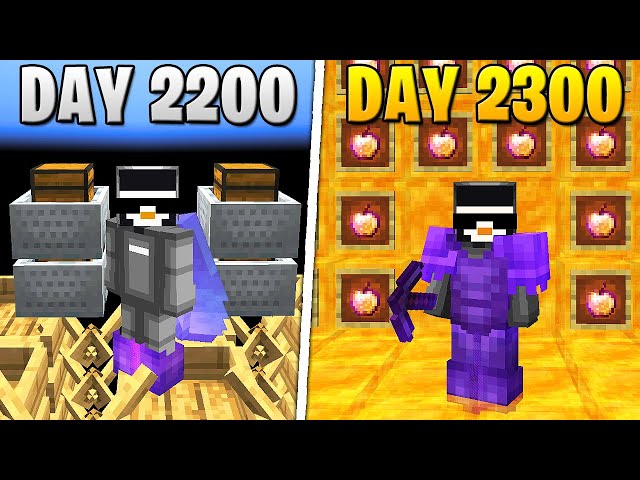 I Survived 2,300 Days in HARDCORE Minecraft...