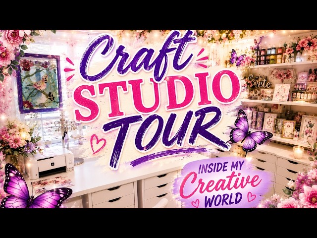 Craft Studio Tour 2026 | Inside My Craft Room & Creative Space