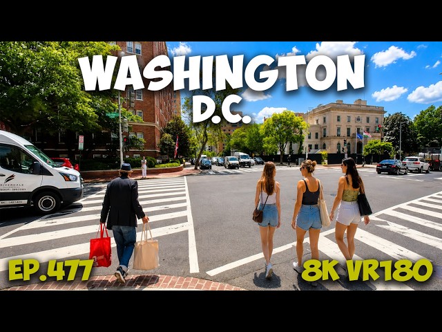 Ep.477 Washington D.C. History: Built from a Swamp and Rebuilt by Fire 8K VR180 3D