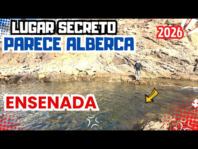 The SECRET TIDAL POOLS of Ensenada 😱 look like natural pools in the ocean (CRYSTAL CLEAR WATER)