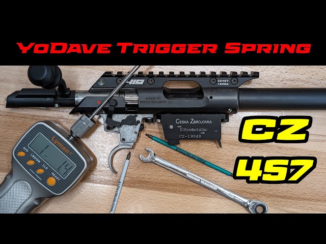 CZ 457 YoDave Trigger Spring and Trigger Adjustments