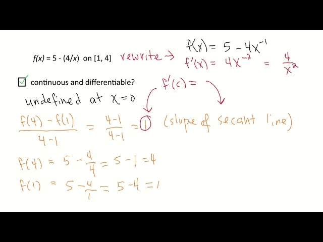 Mean Value Theorem (MVT) for Derivatives