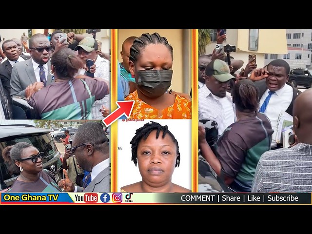 Break: TENSION In COURT - EOCO Tries To ARREST Salomey Awiti's Lawyer Baffour Amid Ghana Jollof Case