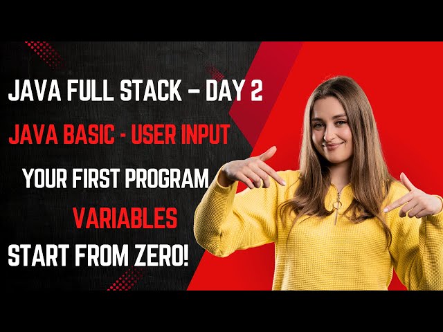 Java Tutorial for Beginners | Your First Java Program (Hello World)