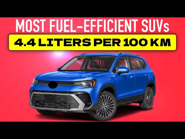 TOP-10 CROSSOVERS with the Best Fuel Economy. SUPER FUEL-EFFICIENT SUVs!