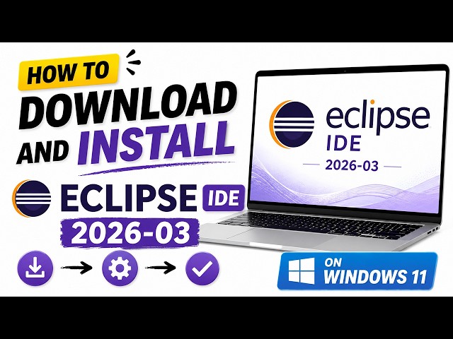 how to download and install Eclipse IDE 2026-06 on Windows 11 | Install Eclipse IDE for Windows 10