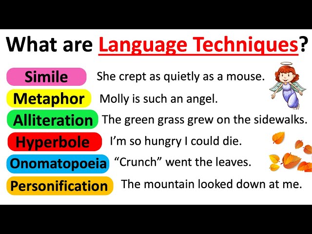 LANGUAGE TECHNIQUES | With Examples