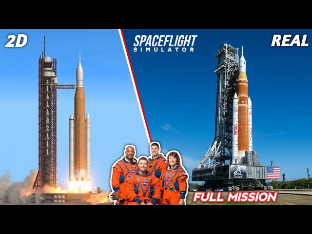 Nasa Artemis 2 Mission Astronauts Launch To Moon In Spaceflight Simulator 