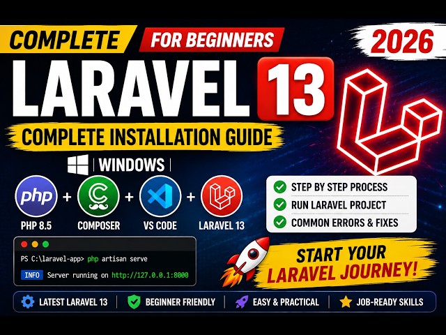 Laravel 13 Complete Installation Guide for Beginners
