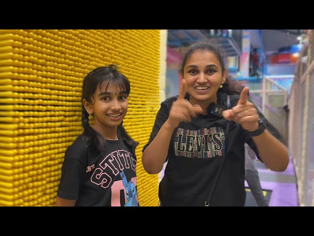 Ammu’s CRAZY Day at the Trampoline Park! 😍@v5familyshow