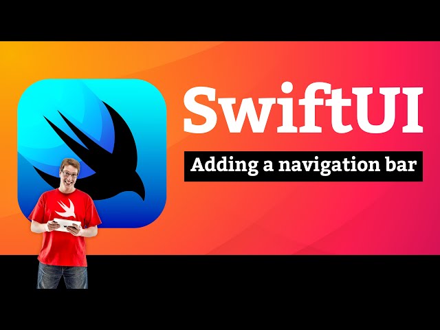 Adding a navigation bar  – WeSplit SwiftUI Tutorial  3/11