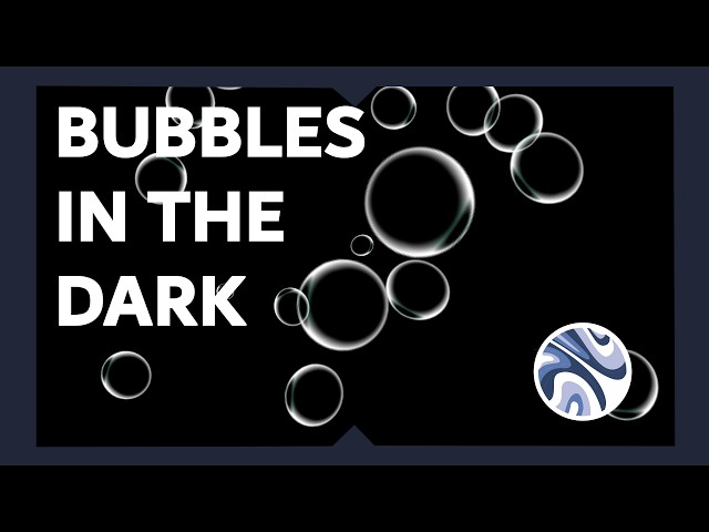 Bubbles in the dark Screensaver | 4K Abstract Background | Deep Focus • Coding • Relaxation