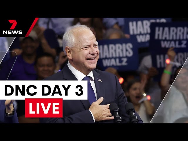 7NEWS Australia - Democratic National Convention Day 3