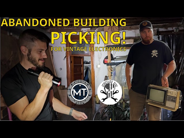 We Picked 4 ABANDONED Buildings FULL of Vintage Tech and tested them! Feat: Kevin of Junkyard Digs!