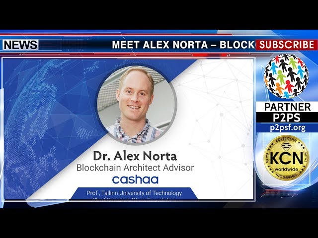 People of crypto world - Alex Norta