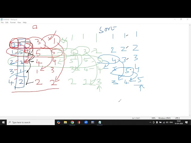 how to do sorting in arrays