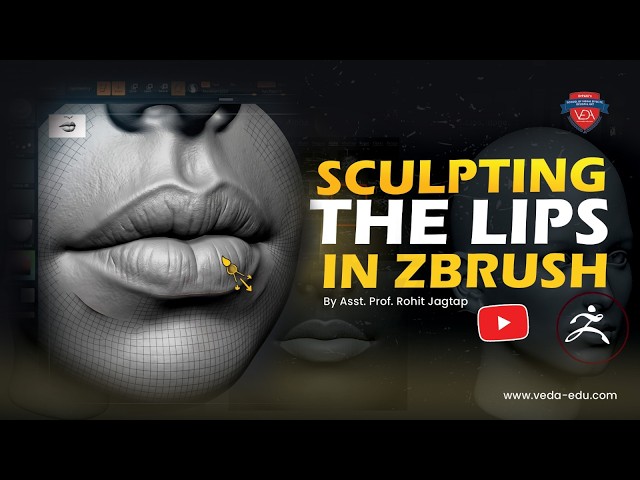 Sculpting the Lip in ZBrush