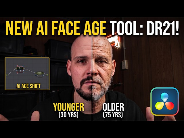 DaVinci Resolve 21 AI Face Age Transformer Tutorial Studio Only