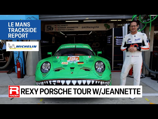 Le Mans Trackside Report: 'Rexy' 911 RSR with Gunnar Jeannette presented by Michelin