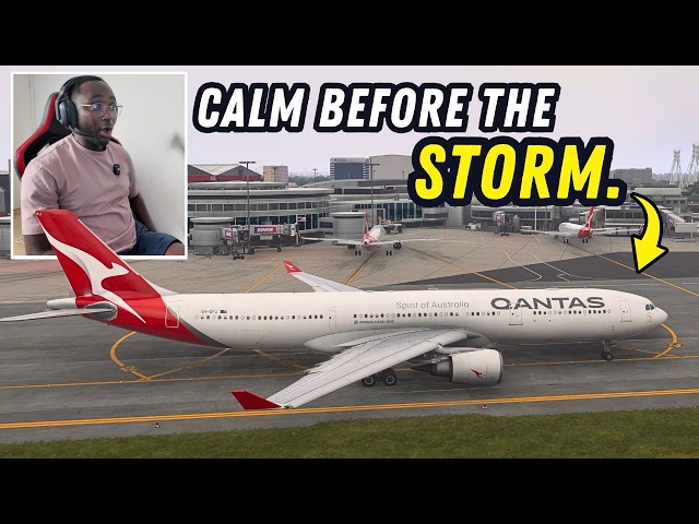 When Flight Sim Gets STRESSFUL on Australia's Busiest Route...