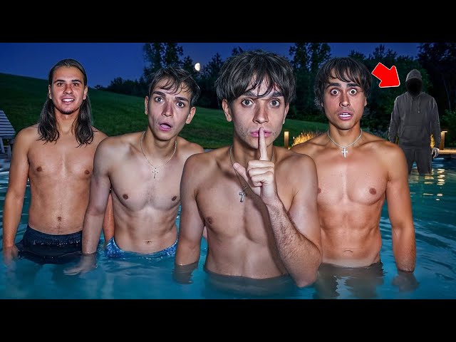WE SNUCK OUT AT 3AM TO GO SWIMMING (bad idea)