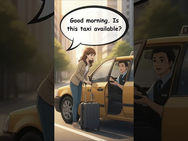 🧳 Going by Taxi | Beginner English Conversation #englishforbeginners #englishconversation