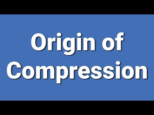 Data Compression 101 - Origin