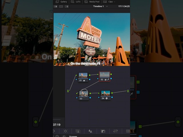 Color Grading Tutorial 🎨 #davinciresolve #dehancer #djiosmopocket3 #colorgrading #cinematicvideo