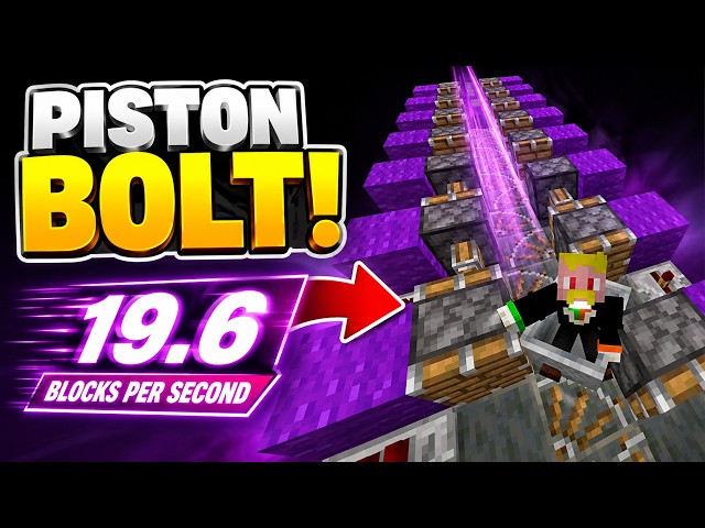 Four Minute Minecraft Redstone Tutorial: Piston Bolt