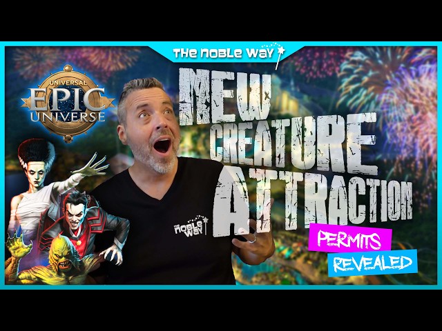 Epic Universe New Attraction Revealed For Dark Universe! Universal Orlando Resort