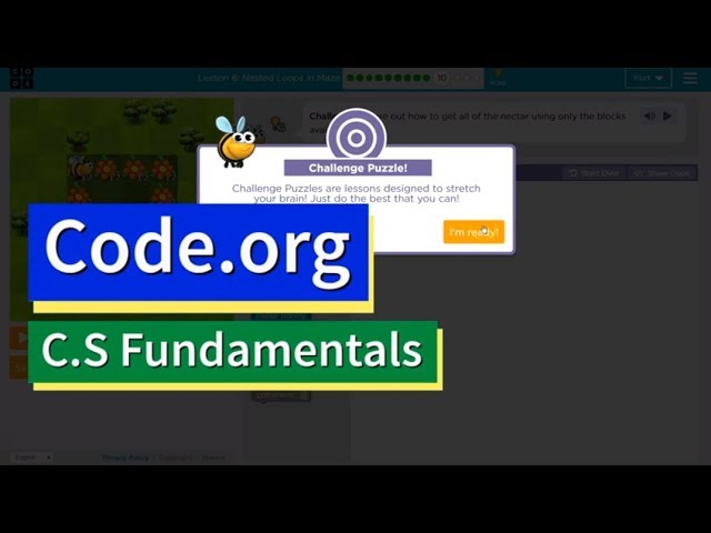 Code.org Express Lesson 12.10 Nested Loops in Maze | Answers Explained | Course D Lesson 11.10