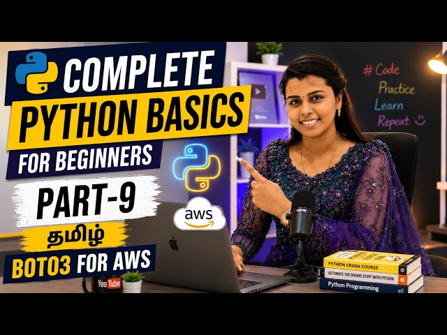 Learn Boto3 in Tamil | Python Basics Part 9 | AWS Automation with Python in Tamil